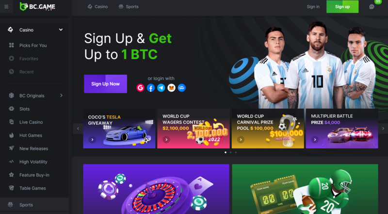Experience Exciting Gaming Opportunities on BC.Game